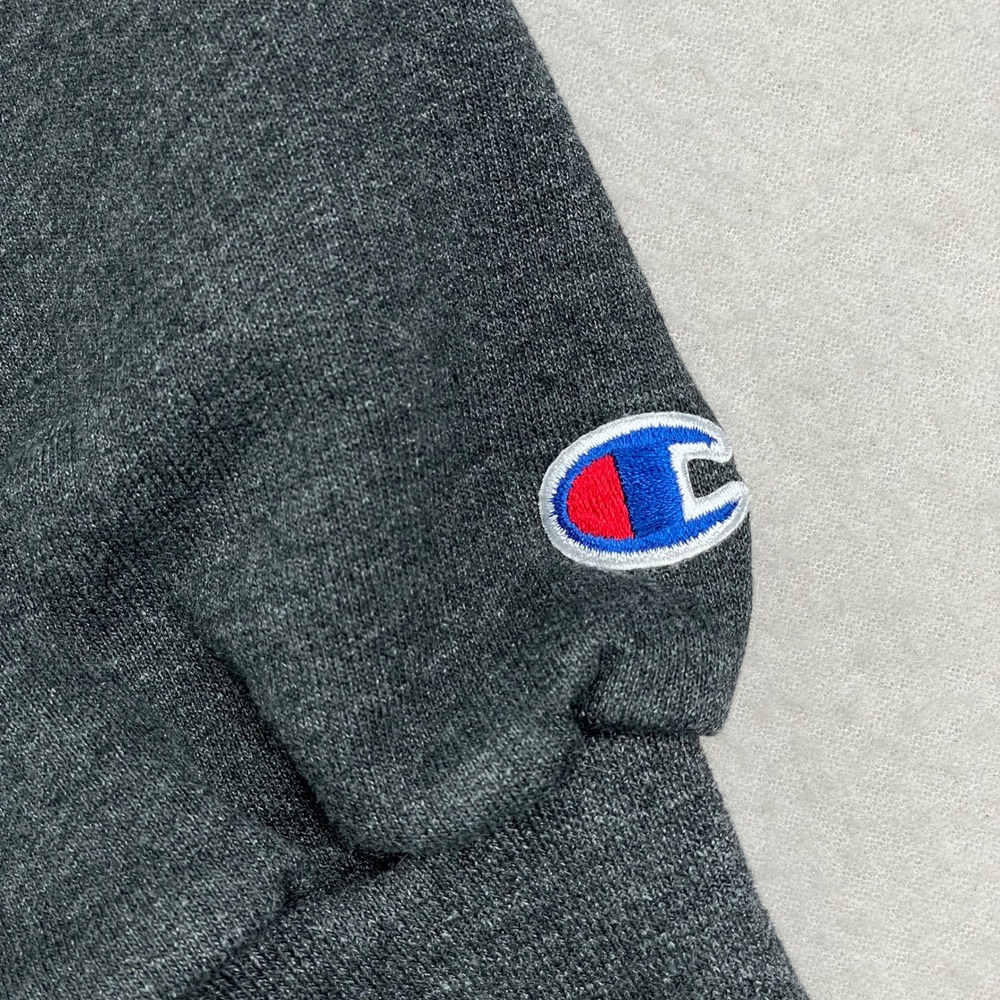 Michigan State Crewneck Sweatshirt Mens Large Grey Champion Eco Fleece Retro Y2K - Picture 3 of 8